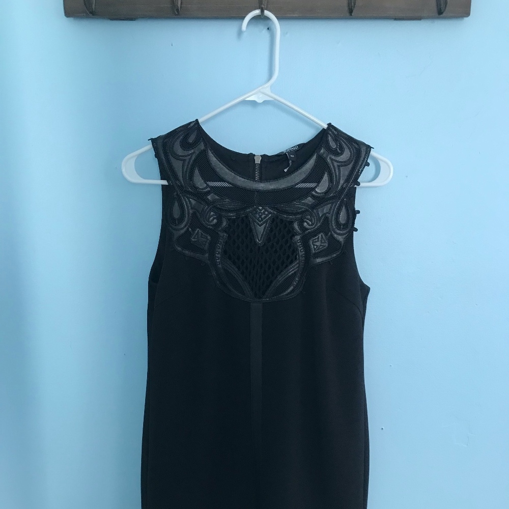 Buffalo David Bitton black leather dress